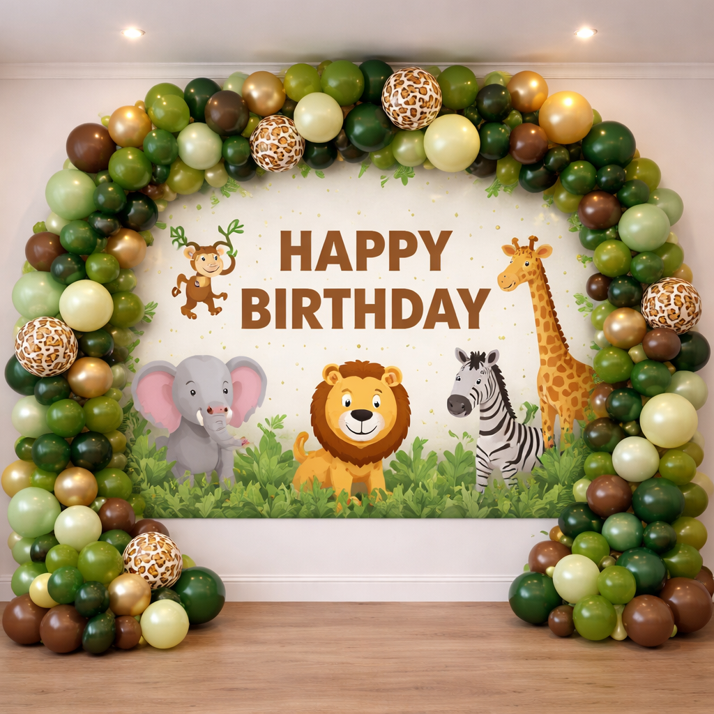 Jungle Safari Birthday Setup