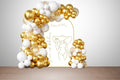 Fierce and Fabulous adult women birthday decoration kit in hot pink, gold, and black with glam cutouts